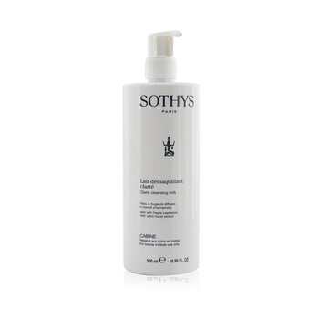 Sothys Clarity Cleansing Milk - For Skin With Fragile Capillaries , With Witch Hazel Extract (Salon Size)