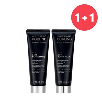 Annemarie Borlind ?Buy 1 Get 1?2 In 1 Black Mask - Intensive Care Mask For Combination Skin with Large Pores  (Add ONE to Cart and get TWO)