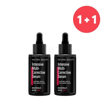 Natural Beauty ?1+1 Set?Intensive Multi-Corrective Serum - Mandelic Acid 18%