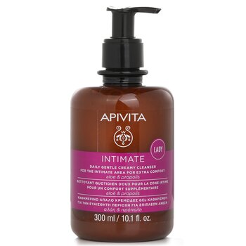 Apivita Intimate Lady Daily Gentle Creamy Cleanser For The Intimate Area For Extra Comfort Aloe & Propolis